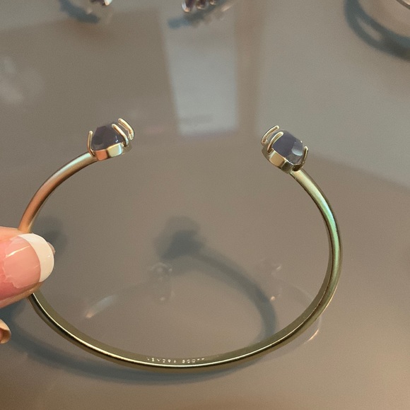 NWOT Kendra Scott 14K Gold Plated Edie Cuff Bracelet - Picture 4 of 13